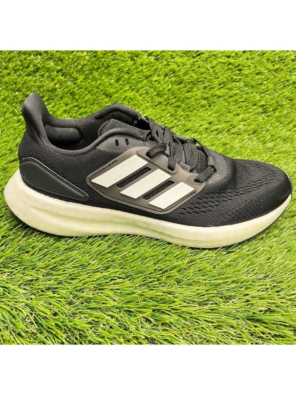 Adidas PureBoost 22 Mens Size 6 Black White Athletic Running Shoes Sneakers